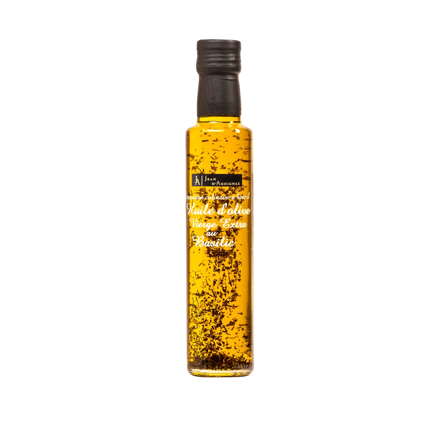Huile d’Olive Saveur Basilic – Jean d’Audignac (25cl)