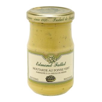 Moutarde de Dijon au Poivre Vert – Edmond Fallot (100g)