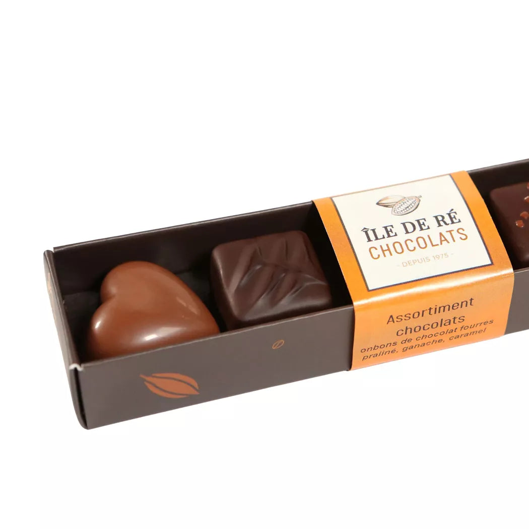 Assortiment de chocolats fourrés – Île de Ré Chocolats