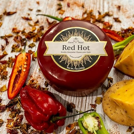 Double Gloucester Truckle Piment & Poivrons – Carron Lodge (200g)