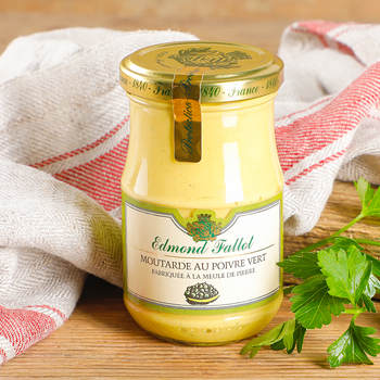 Moutarde de Dijon au Poivre Vert – Edmond Fallot (100g)