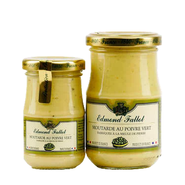 Moutarde de Dijon au Poivre Vert – Edmond Fallot (100g)