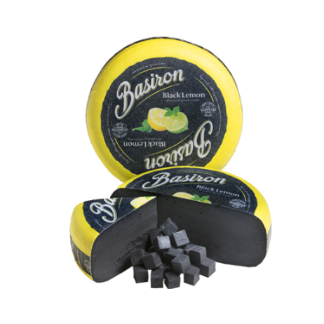 Basiron Black Lemon – Fromage au Citron (Gouda Noir Hollandais)