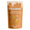 Mini Cônes Chocolat Blanc Bitecone – Bouchées Croquantes & Fondantes